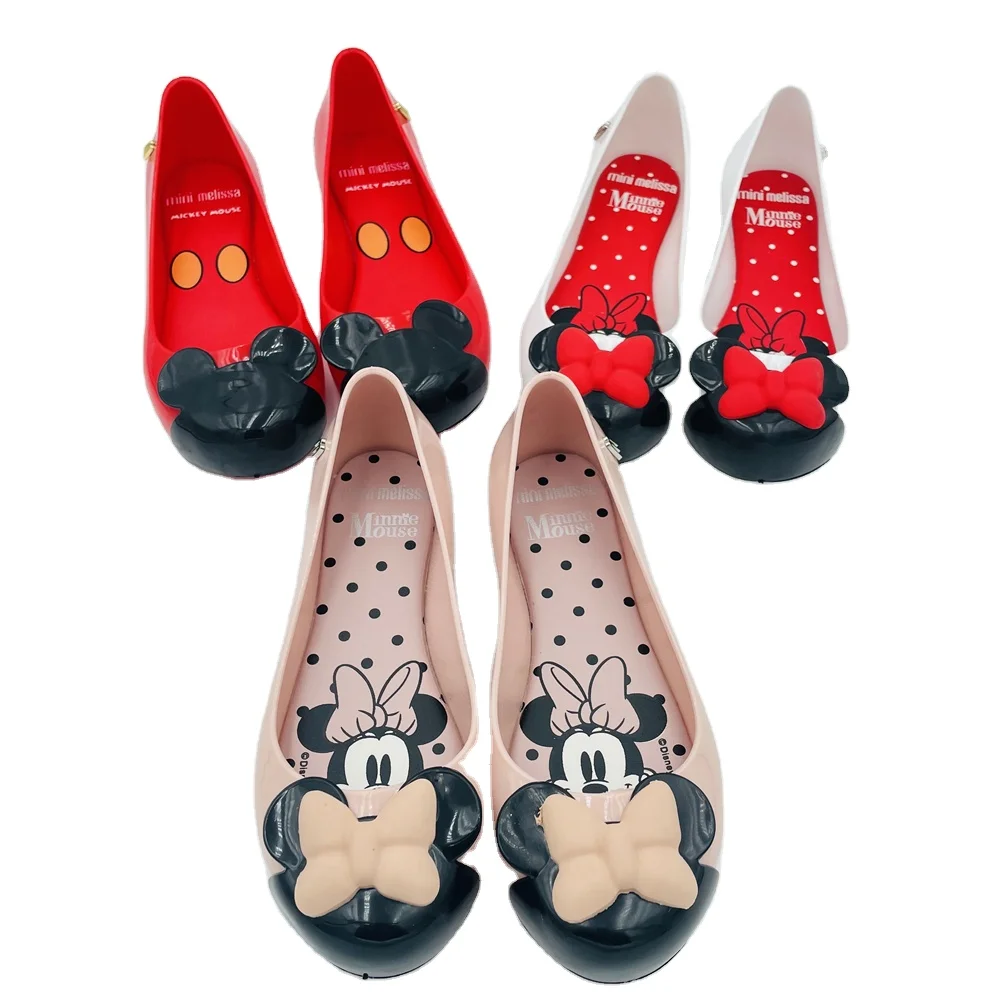 Сандалии elissa детские летние Нескользящие, модная Уличная обувь с римским бантом и кристаллами