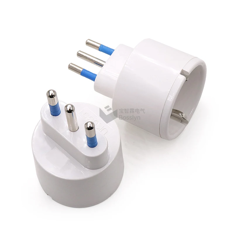 Super Reliable PC SAA Approved Italy Italian Type L to Schuko Germany France Type F plug travel adapter converter,SAA