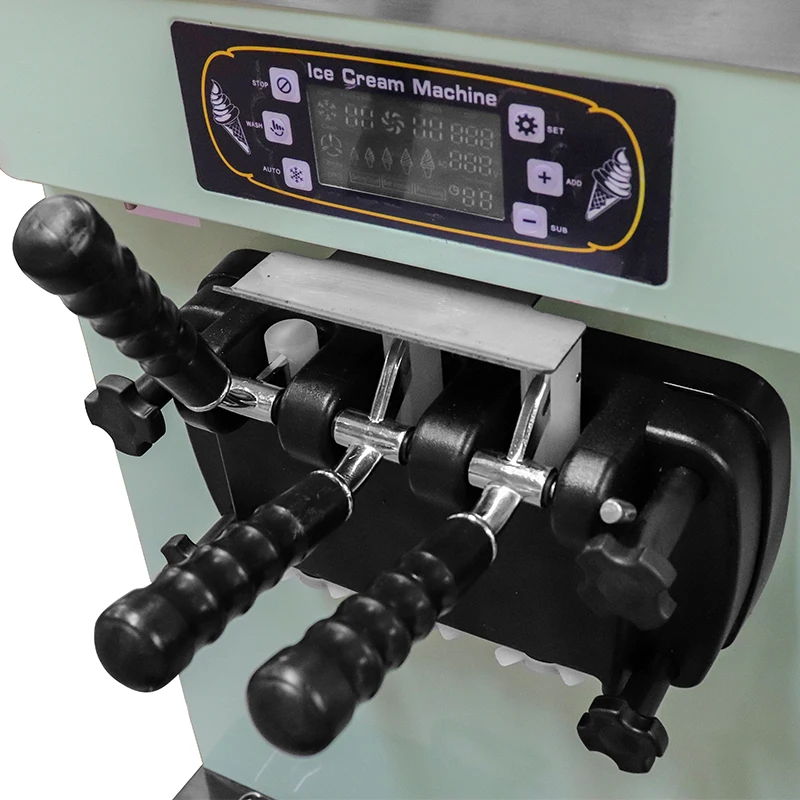
Commercial Soft Ice Cream Machine Auto Clean LED Panel Perfect for Restaurants Snack Bar 