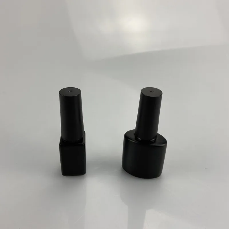 Индивидуальная прозрачная пустая пластиковая бутылка для лака для ногтей с щеткой 10 мл 15 мл HDPE