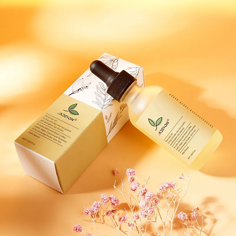 JADEYON Organic castor oil and rosemary oil care treatment for anti-hair loss stimulation of hair follicles 60ml Thrive Hair Oil