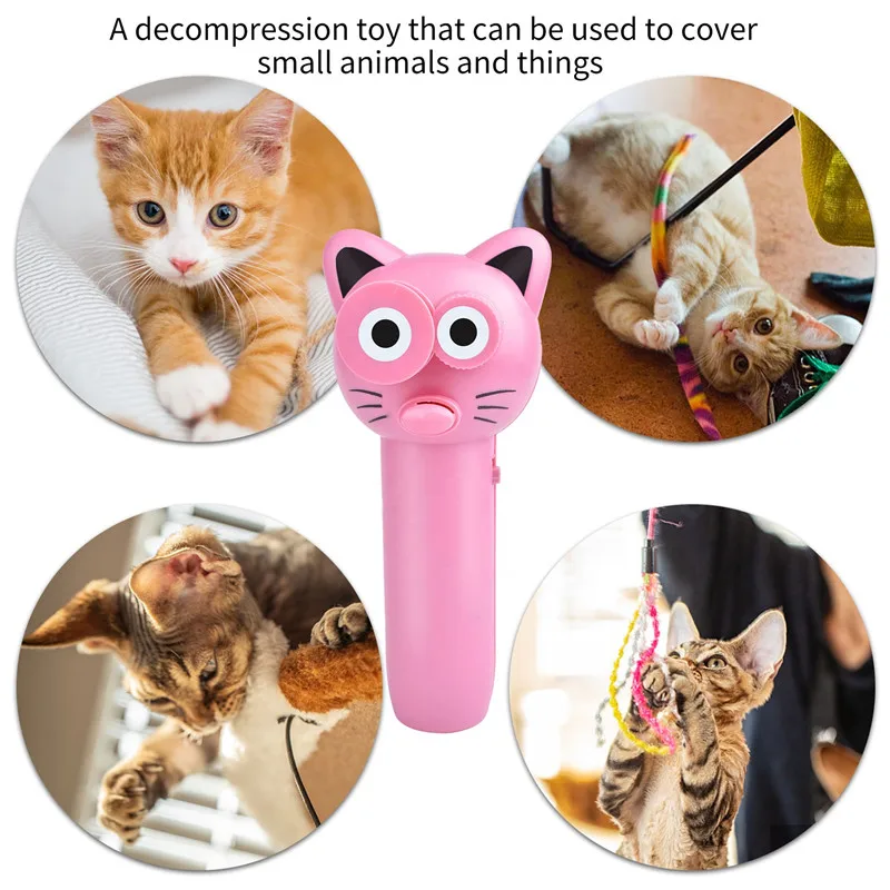 Factory Zipstring Rope Cute Cat Toy Creative Novelty Funny Fidget Electric Toy Cat String Controller Rope Launcher