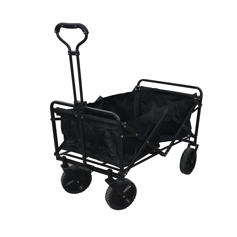 Heavy Duty Folding Utility Grocery Wagon with 300lbs Weight Capacity Portable Garden Cart