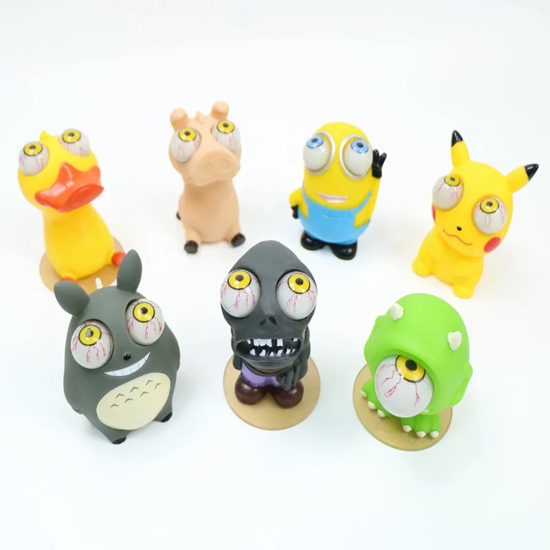 Boost Car Explosive Eye Doll Racing Violent Eye Zombie Decompress Ornaments Release Pressure Turbo Boost Accessories