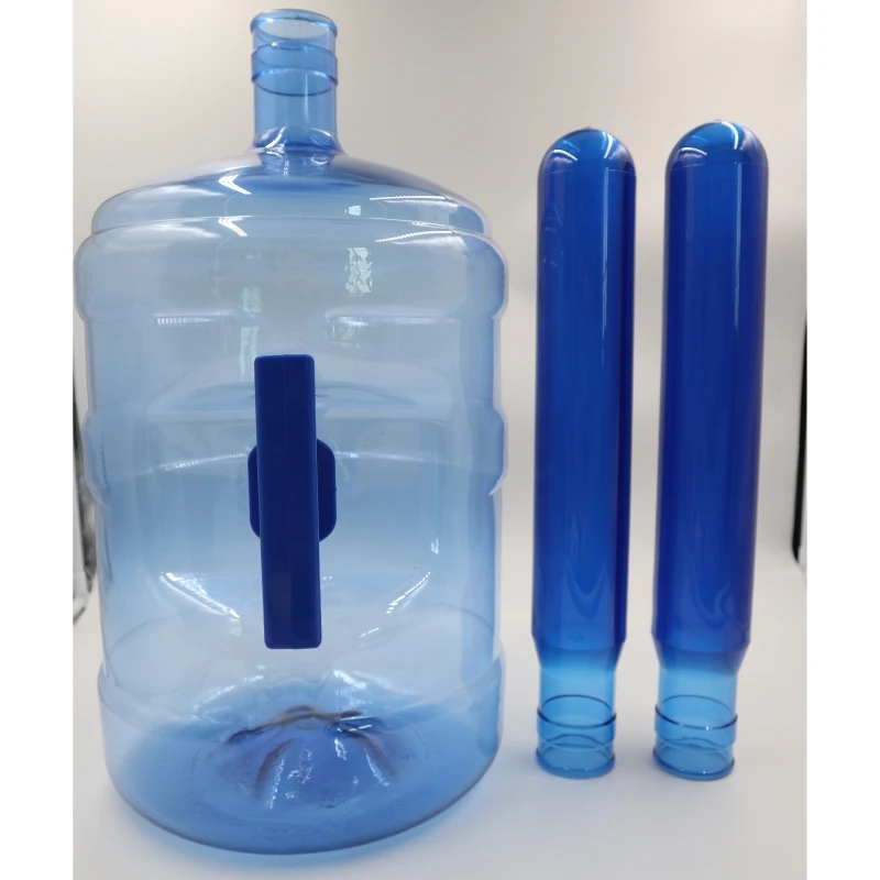 High Quality 5 gallon PET preform 700g,730g,750g, for 20L water bottle Preform 55mm neck Bottle Preforms