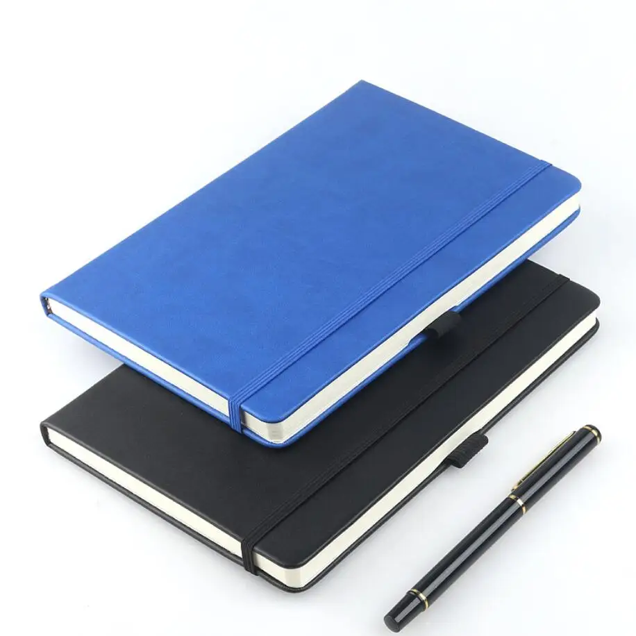 
Custom Logo pu leather Moleskine notebook with Pen 