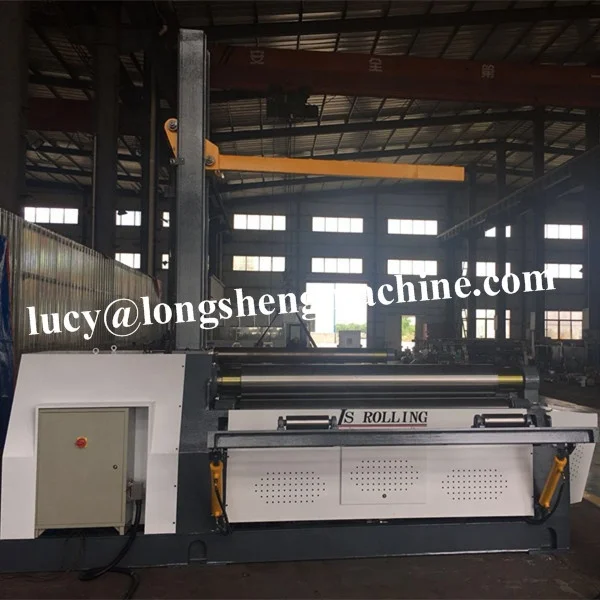 
W12 series CNC 4 roller rolls steel sheet metal hydraulic plate rolling machine automatic 4 roll bending machine 