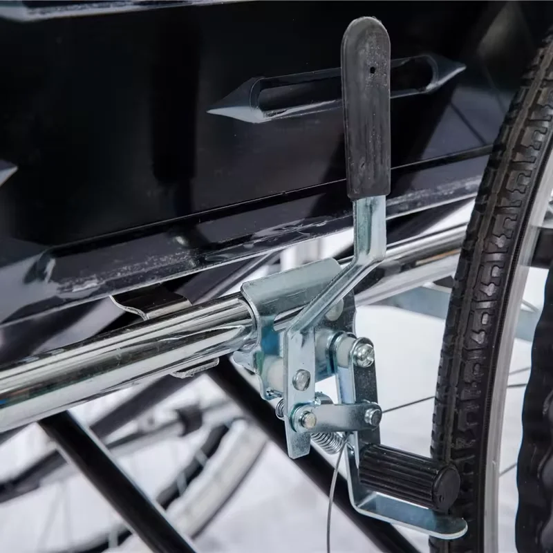 Reclining Multi-Function Portable Outdoor Transport Wheel Chair Foldable Travel Commode Wheelchair