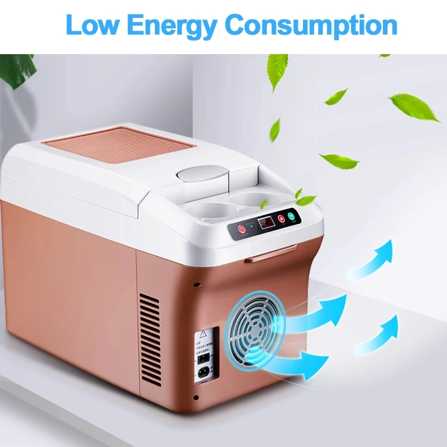 15L Car Refrigerator 12V/24V Household Refrigerated Portable Small Freezer Suitable for Outdoor and Travel