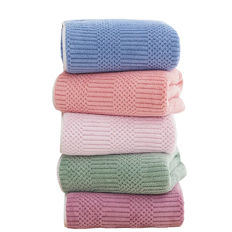 Thick absorbent coral fleece bath towel gift towel customizable LOGO beach towel