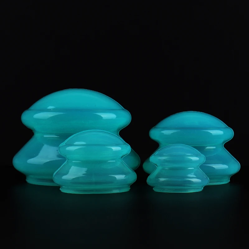 Wholesale Anti Cellulite 4 Sizes Facial Body Silicone Cupping Sets Silicone Massage Cup For Pain Relief And Cellulite Massage