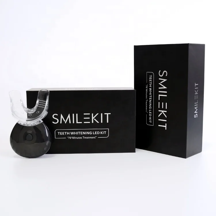 Hot Sell 4 *Gels Led Shell Light Professional Teeth Whitening Kit With Led Light