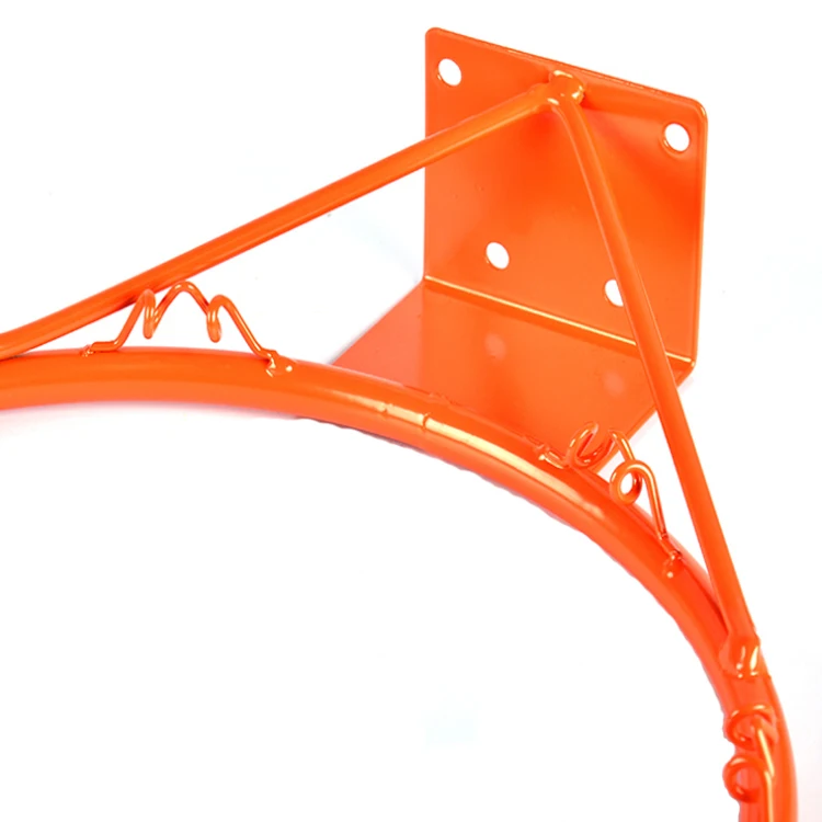 Powder coated 23cm official basketball rim size for kids dunking game playing