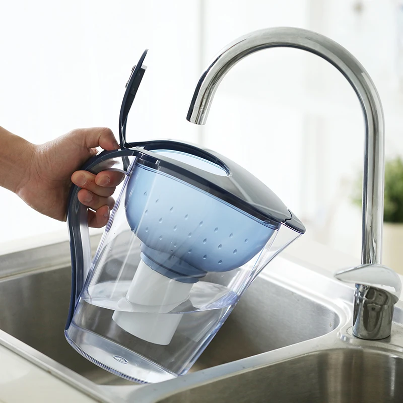 Handle Pitcher Water Purifier Activated Carbon Filter Jug Water Filter Pitcher 12 cup Water Filter Bottles