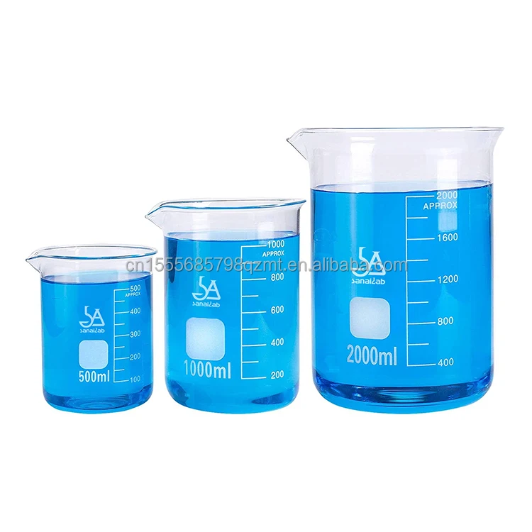 new arrivals wholesale high quality cheap price laboratory glassware graduated glass beaker