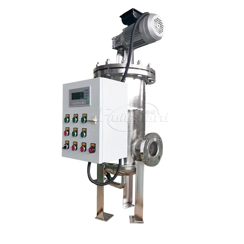 Customized automated screen filter for power plant