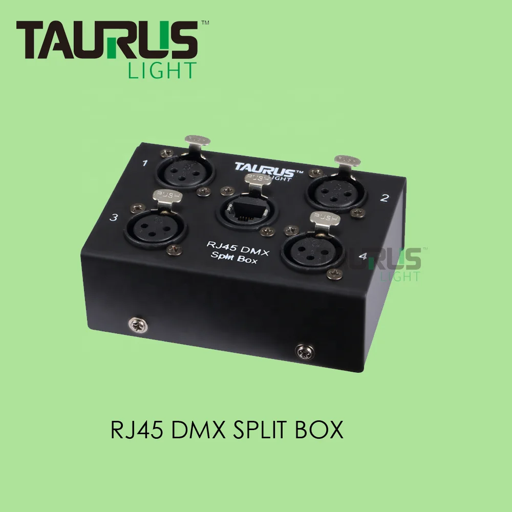 Stage Light Equipment RJ45 To DMX Split Box XLR 3 pin or 5 pin Female Male Socket