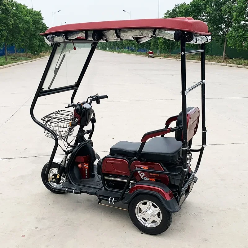 American warehouse DDP fast delivery cheap adult Folding detachable electric tricycle 3-wheeled One shipment