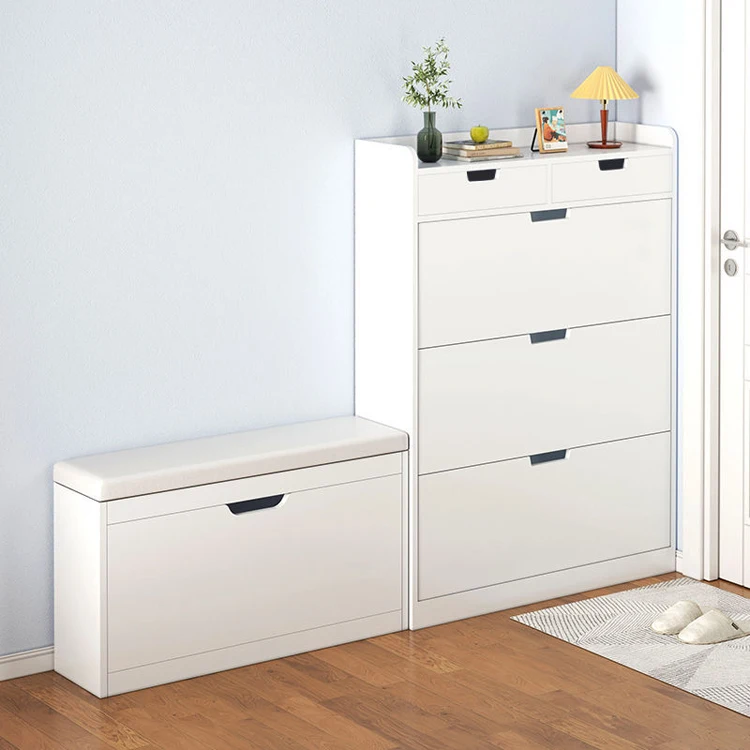 Technology wholesale competitive price shoe rack cabinet wooden shoe storage cabinet