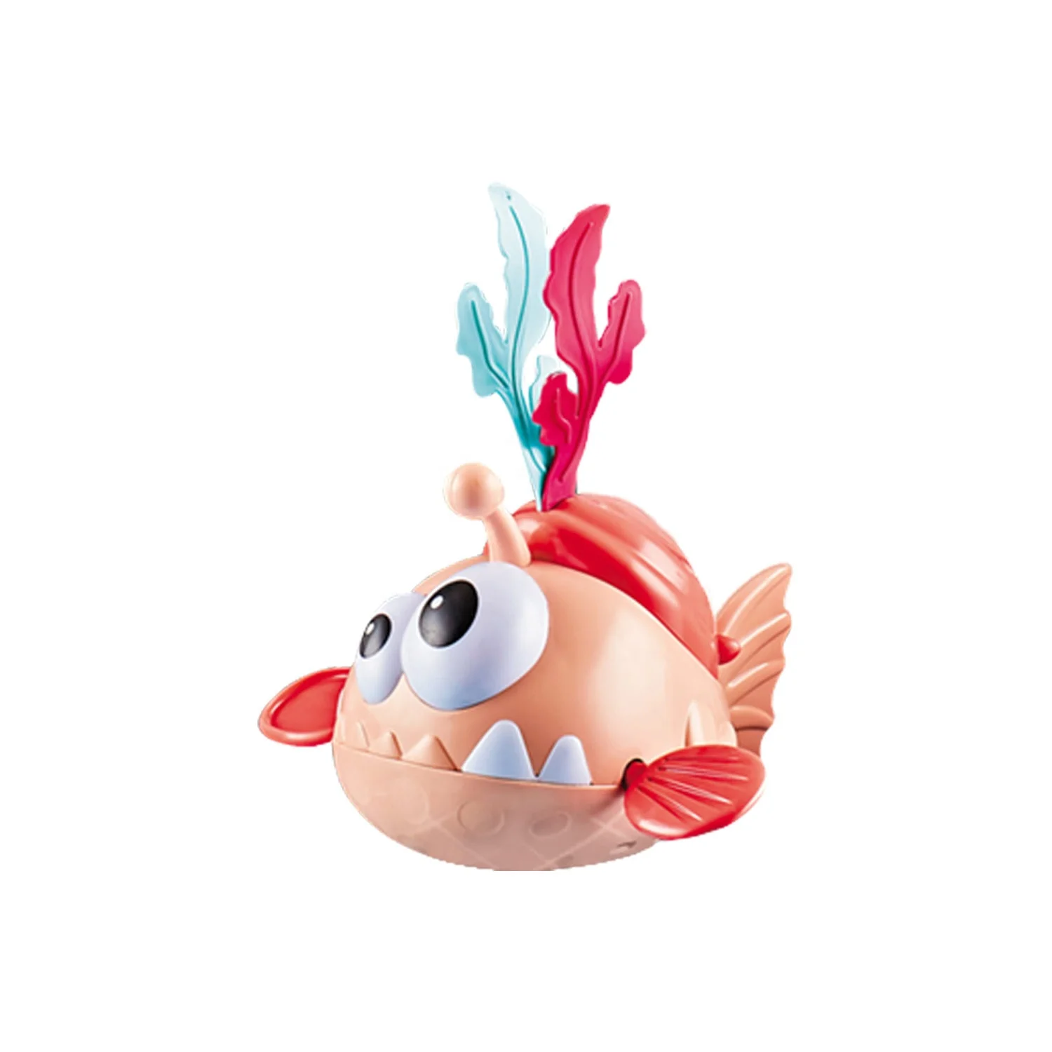 Hot Sale amazon best cute bathroom play series toys sharks animal diving toys safe plastic 9 pcs spray water baby bath toys