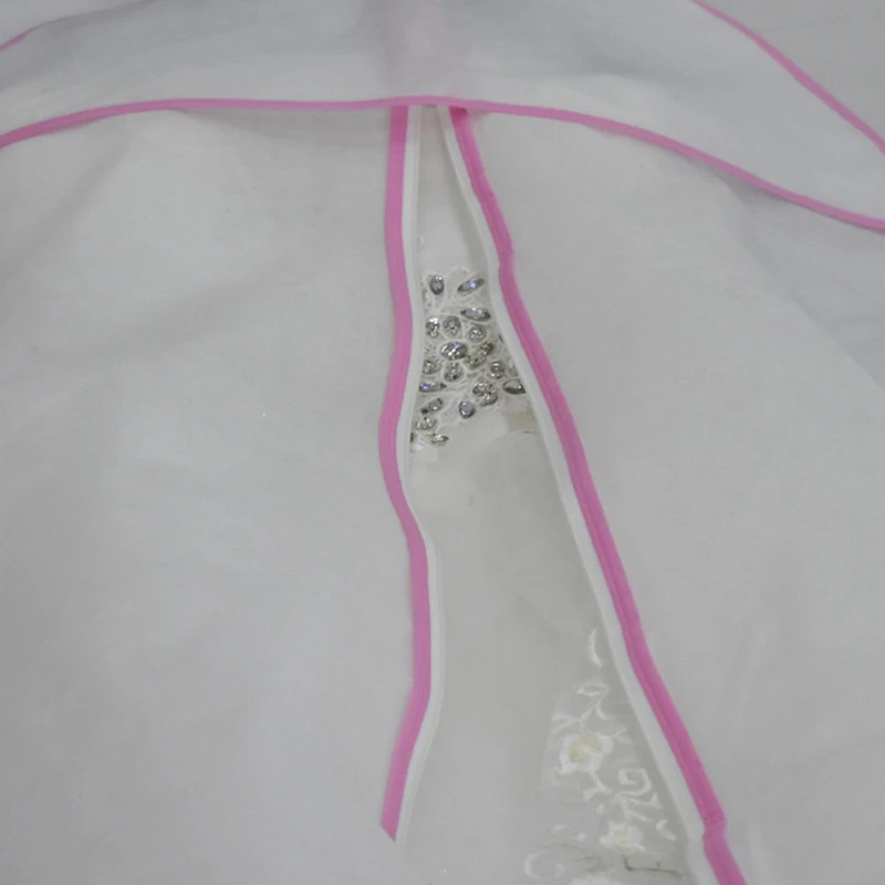 Washable Clear Large cloth garment bag  Long Wedding Dress Protector Dustproof Cover Storage Bag