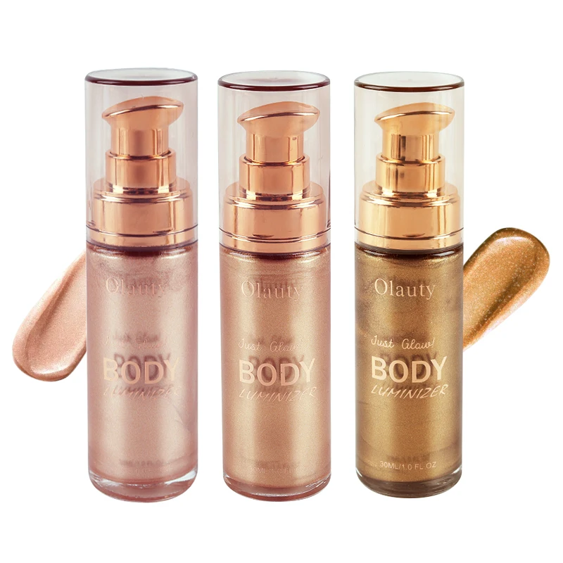Body Luminizer Highlight Bright Skin 4 Colors Body Cream Liquid Glow Highlighter Makeup Sublime Shimmer Soft Light Face & Body