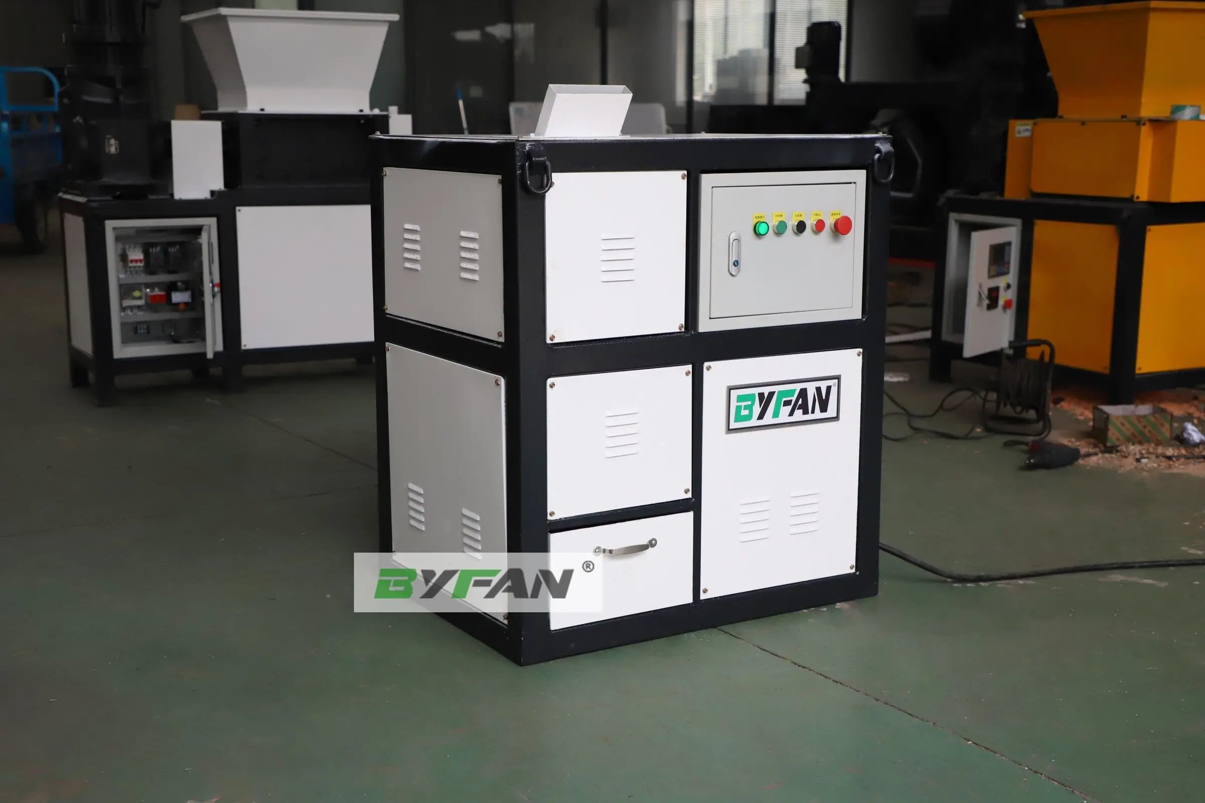 Double shaft shredder usb cd hdd shredder machine