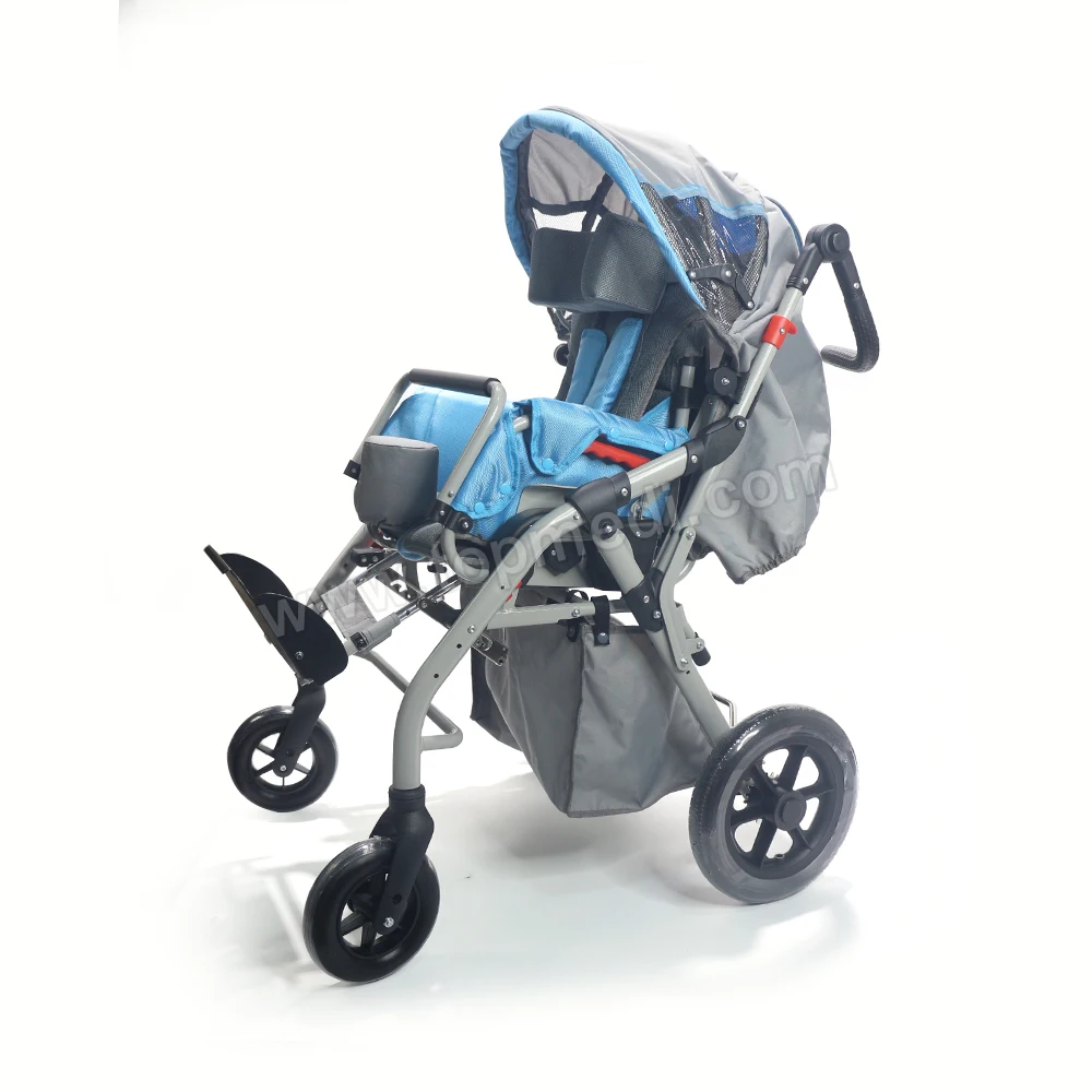 handicapped orhopaedic lightweight folding portable wheelchair supplier baby wheelchair stroller wholesale price