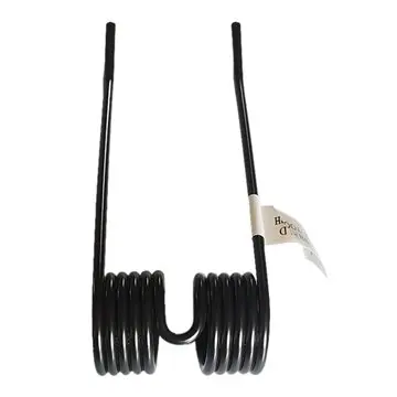 
L-shape wire retaining spring 
