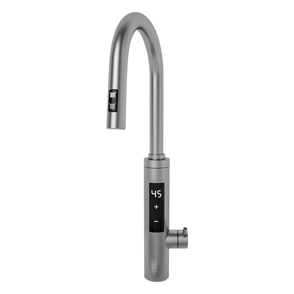 New Hot Sale Instant Hot Water Tap Electric Faucet Kitchen Bathroom Basin Sink Electric Heating Stainless Steel Faucet