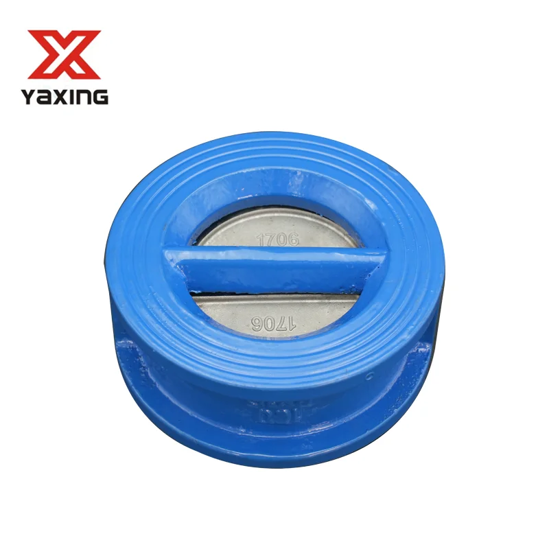 Manufacture Price Body Material Cf8 Stainless Steel Check Valve 8 Inch Dual Plate Wafer Type Check Valve