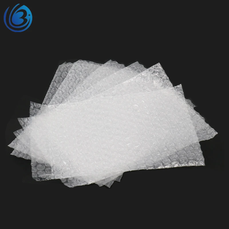 
Very cheap high quality custom size transparent bubble cushion wrap pouch with fragile mail shipping 