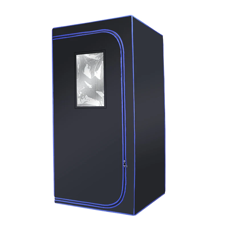 FUERLE Traditional Steam Portable Sauna Tent Home Use 1 Person Foldable Sauna with Steam Generator Acrylic Modern Far Infrared