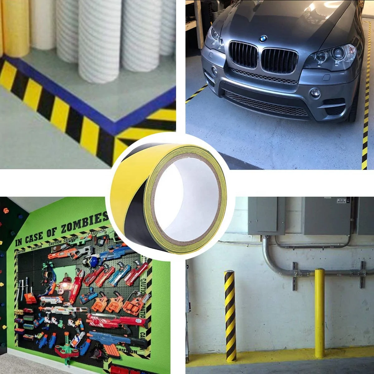 PE warning Tape Yellow Barrier Caution Tape Construction  Halloween Party