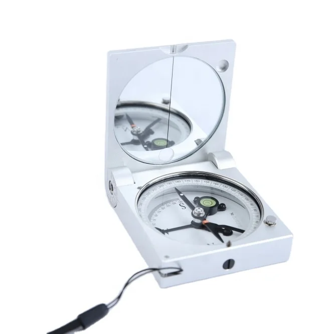 copper pocket mini compass for hiking exploring wild survival