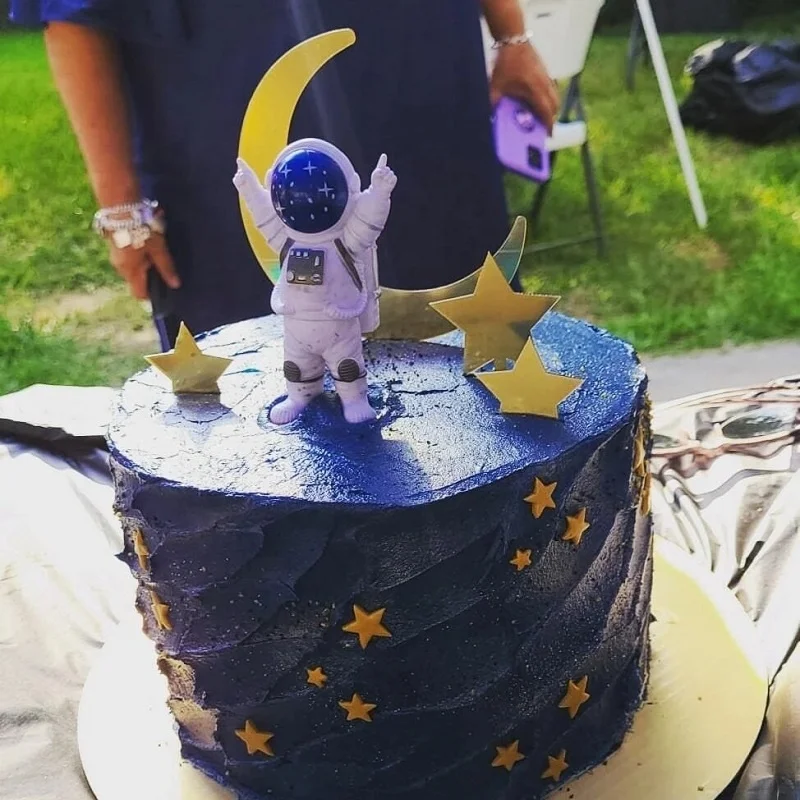 New arrival moon stars set acrylic cake toppers for cake decorating supplies