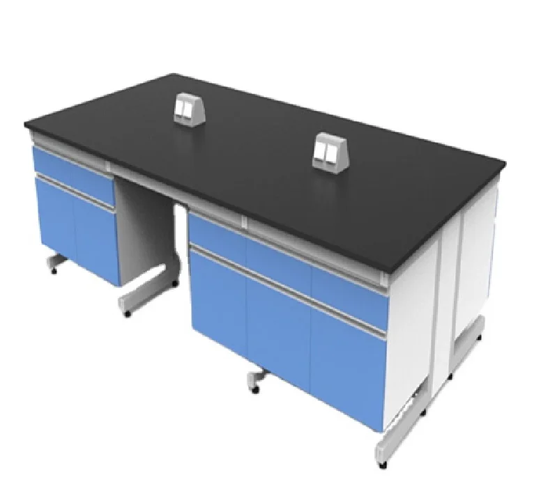 Steel wood chemical laboratory furniture lab tables with phenolic resin lab bench