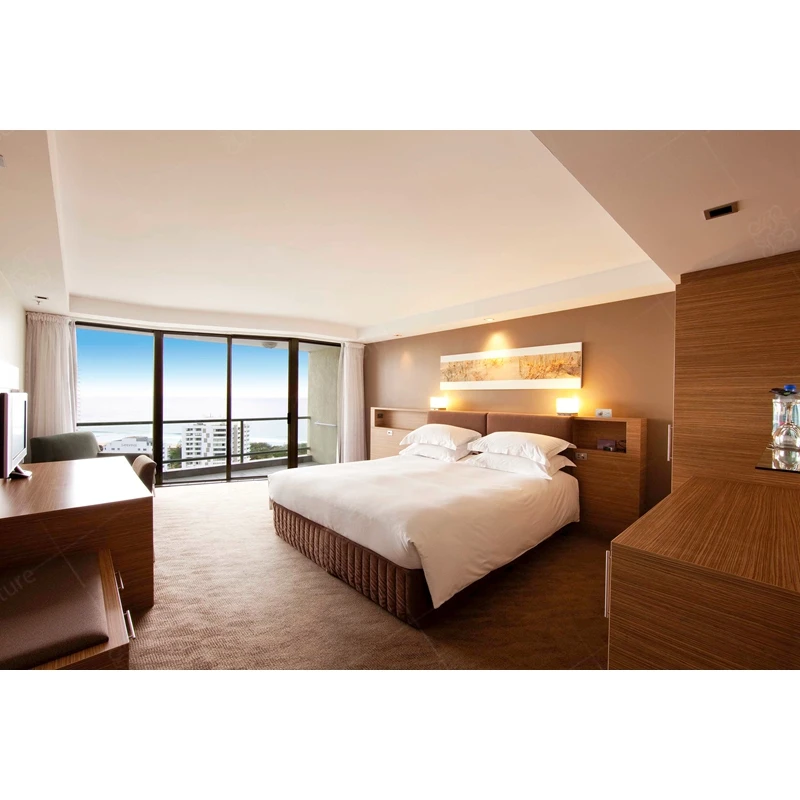 
Luxury 5 Star Hotel Bed Room Furniture Bedroom Set For Sofitel Hotel Used 