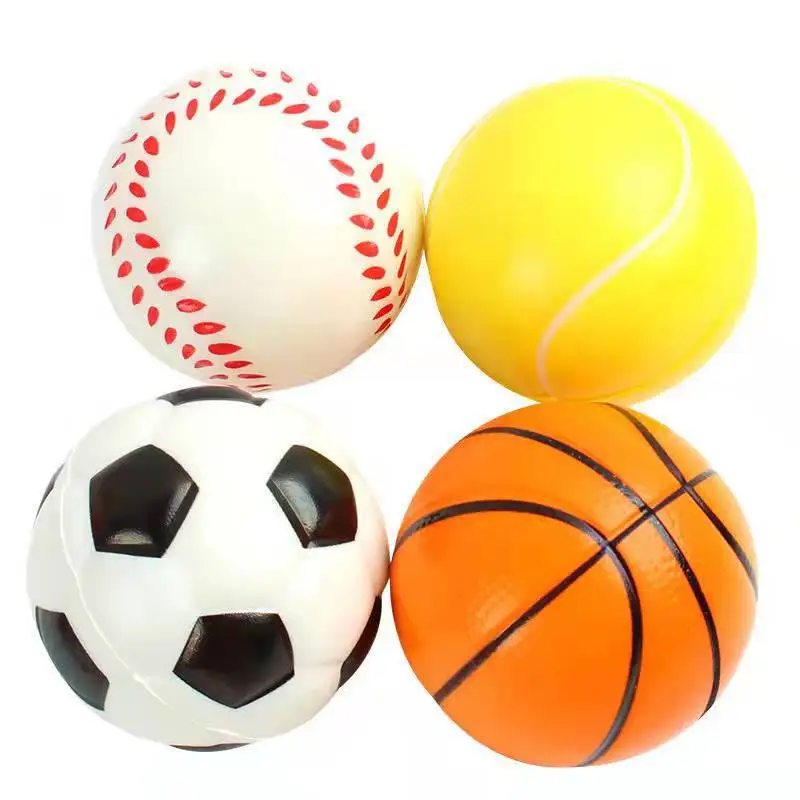 Eco-friendly Custom Logo PU Foam Football Shape Stress Ball
