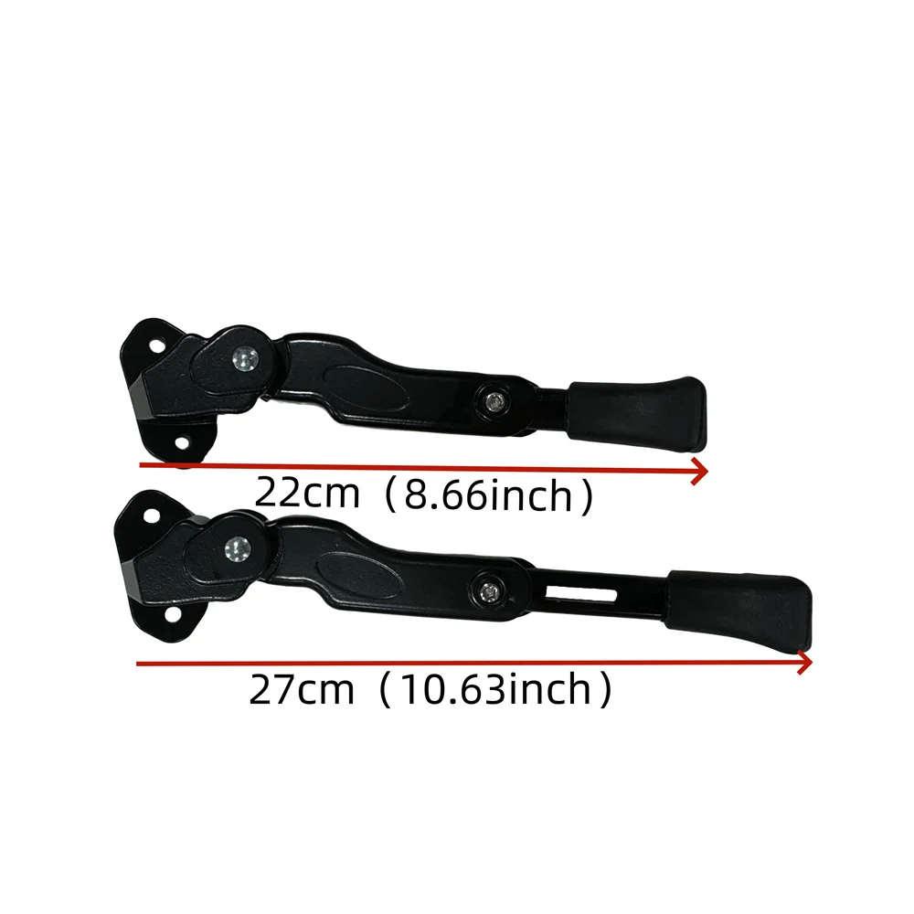 Electric Scooter Adjustable Kickstand Aluminium Footrest Durable Footrest Accessory for E-Scooters Enhanced Stability Support