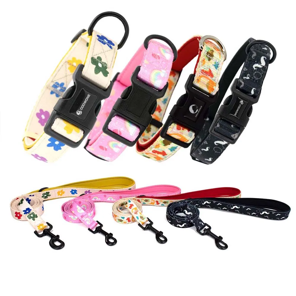 Wholesale Dog Collar For Small Pet Dog Collar Air Tag And Leash Harness Set Padded Dog Collar