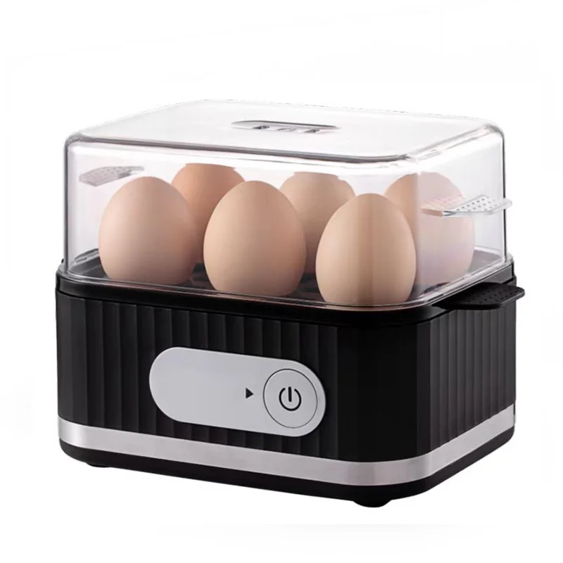 6 in1 Rapid Electric Egg Cooker Easy-to-Use with Alert BPAFree Stainless Steel Comes with Measuring Cup Perfect for Varied Egg