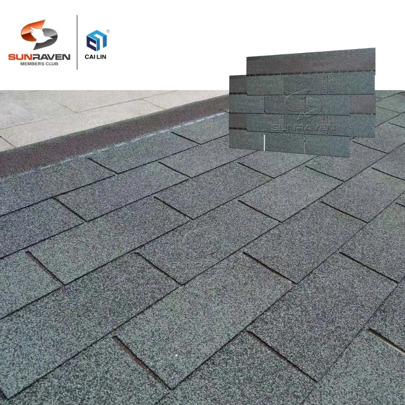 Cailin Bitumen Shingle and Asphalt shingles roofing tiles 3-tab shingles laminated 1000*333