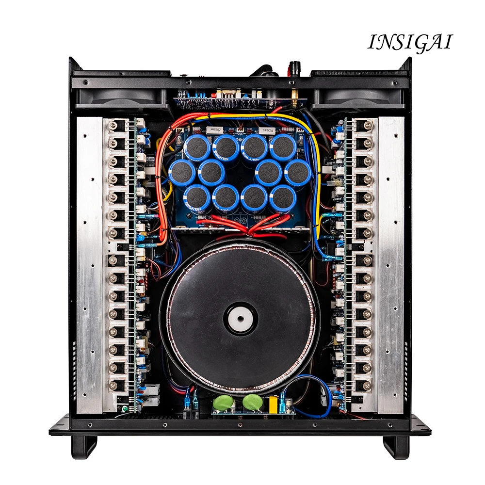 PA2.0 Class H Level 3 1500W/2600W Two channel professional sound system audio equipment thickened cable power amplifier