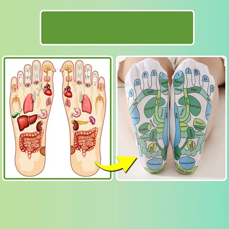 Wholesale Acupuncture Point socks reflexology socks acupressure reflexology socks