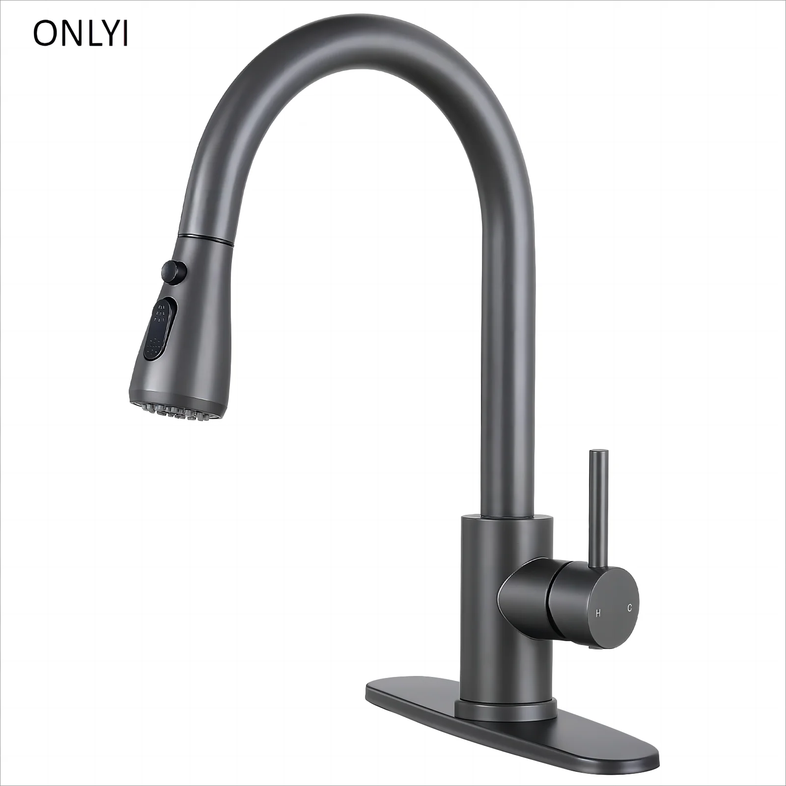 Black Kitchen Faucet Water Kitchen Faucet Tap Deck Mounted Kitchen Faucets