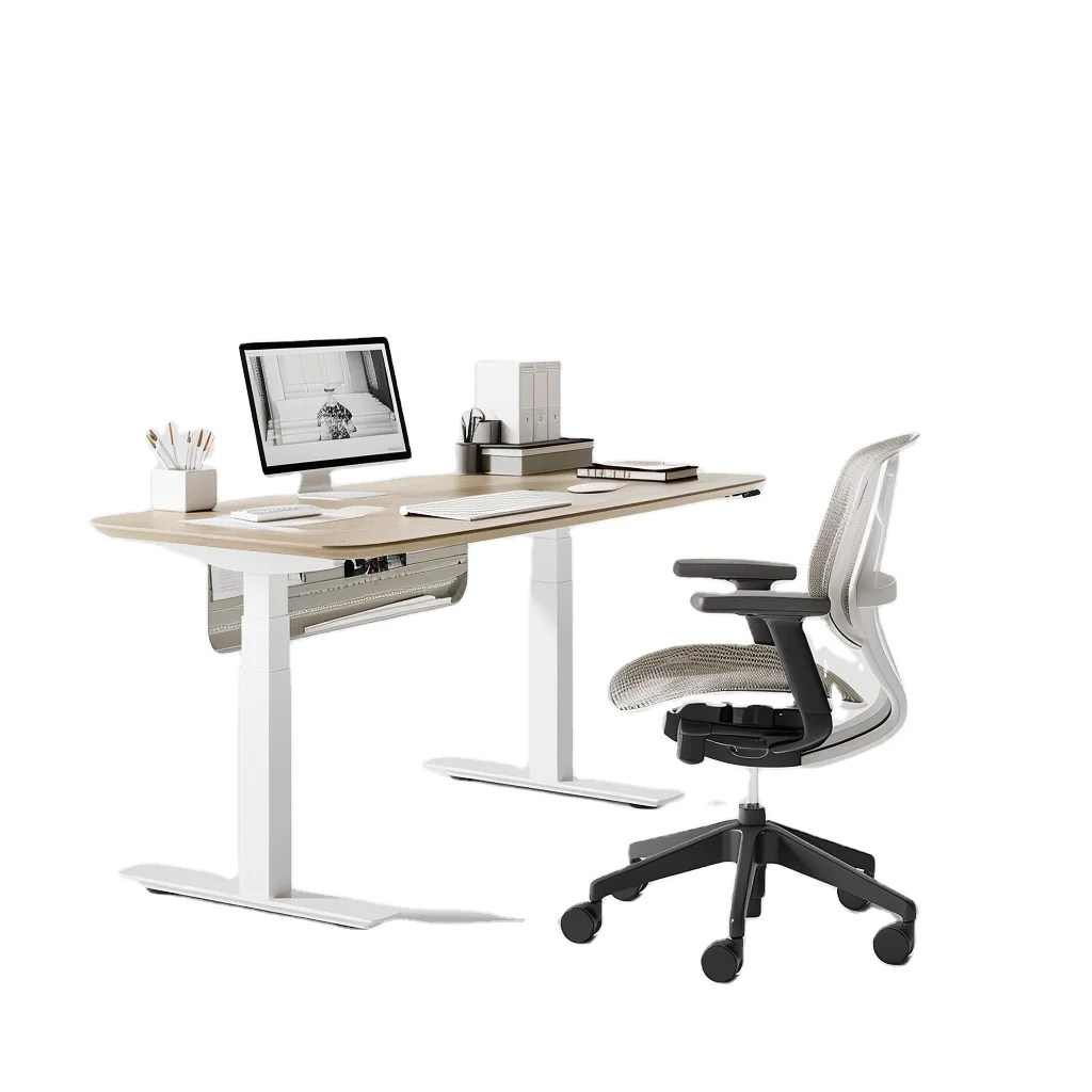 home Furniture single motor student study Table fixed adjustable gaming smart electric standing office conference meeting table