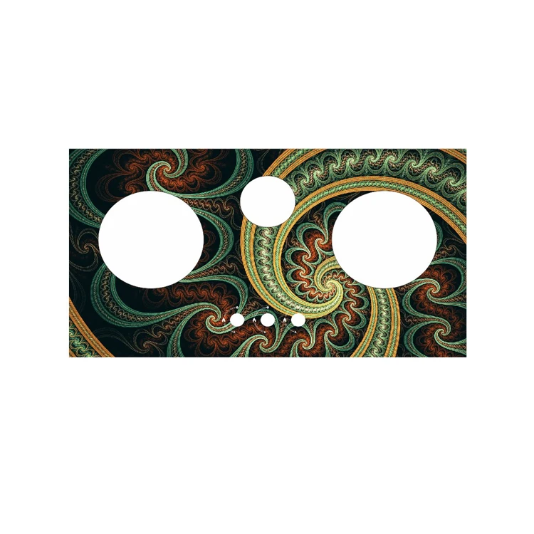 
Reasonable price replacement lpg flower 3d burner spare parts cooktop tempered glass for gas stoves 