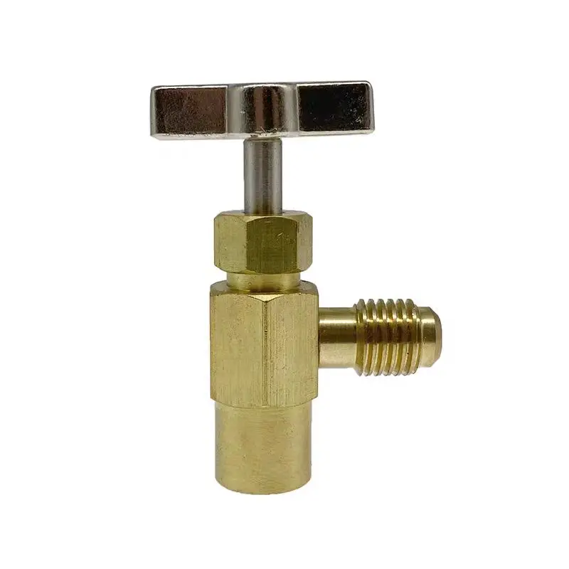 Special Automotive Refrigerant R134a Snow Type Bottle Opener Valve Key for Air Conditioning Maintenance and Fluorination