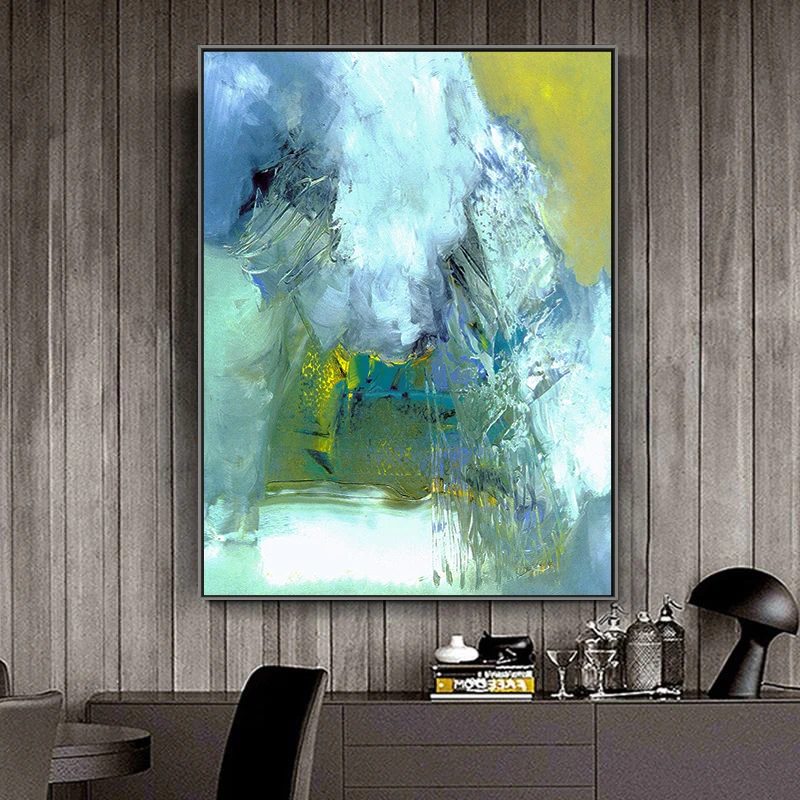 Abstract Home decoration mdf board picture canvas print wall art painting